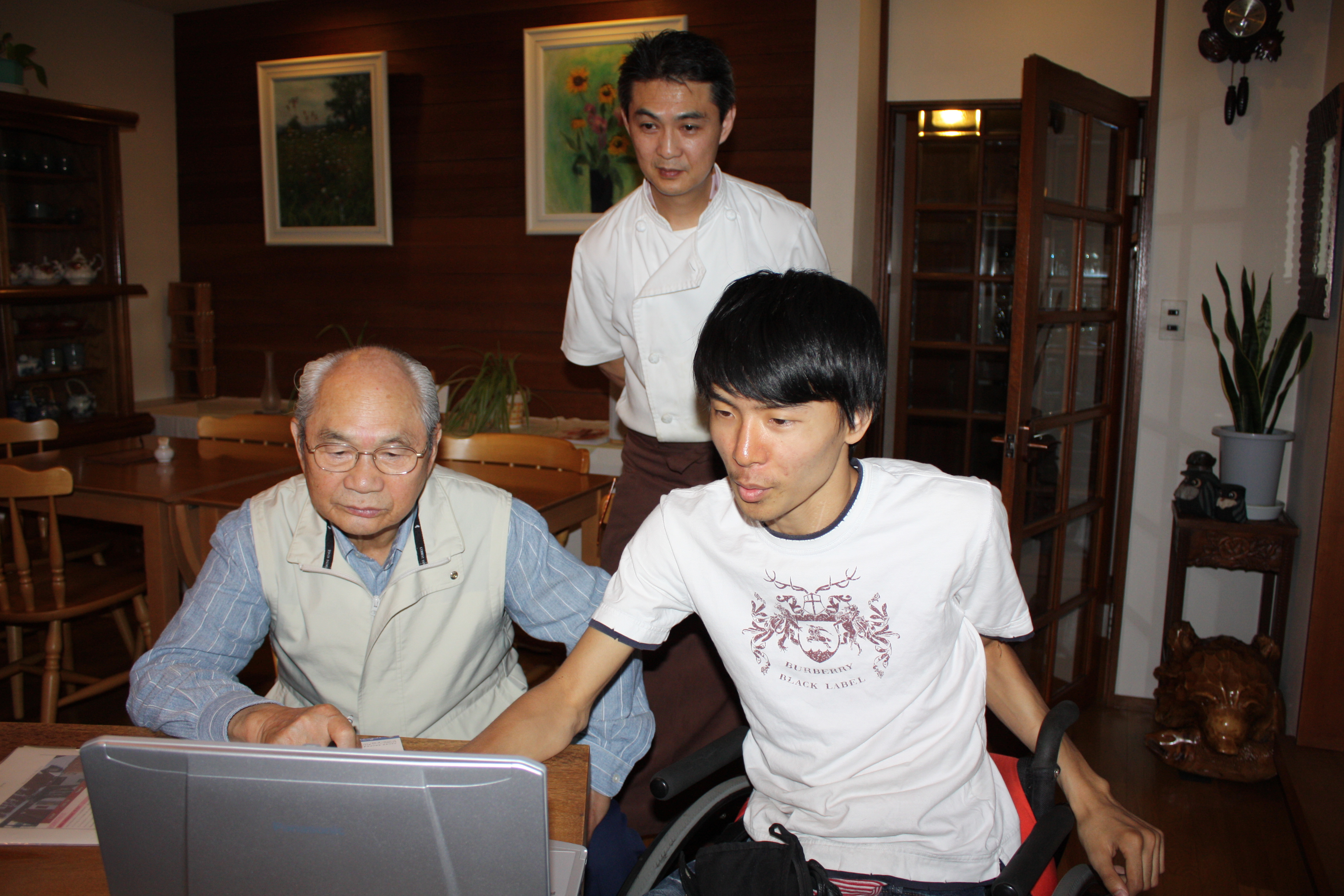 リストランテ・サイロ取材の様子